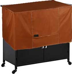Protective Canvas Cover for Outdoor Grill Cart Table