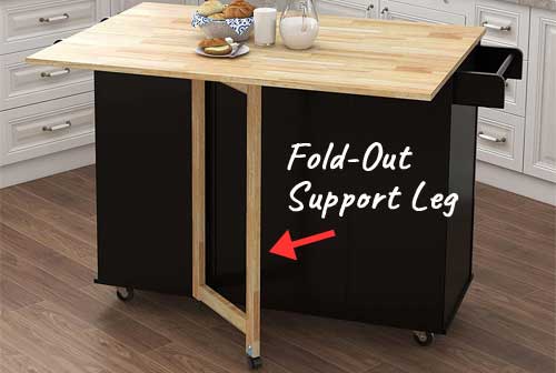 Kitchen Island Support Leg