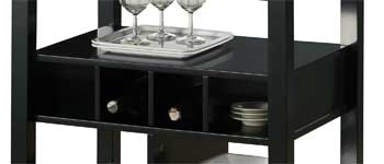 Kitchen Island Wine Storage Cubbies