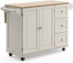 Liberty Kitchen Cart with Drop Leaf Breakfast Bar