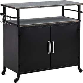 Outdoor Grill Cabinet with Storage Cabinet and Shelf