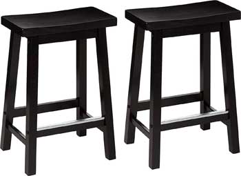 Saddle Seat Barstools for Small Kitchen Island