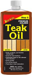 Teak Oil to Seal, Protect and Finish Acacia Wood Grill Cart